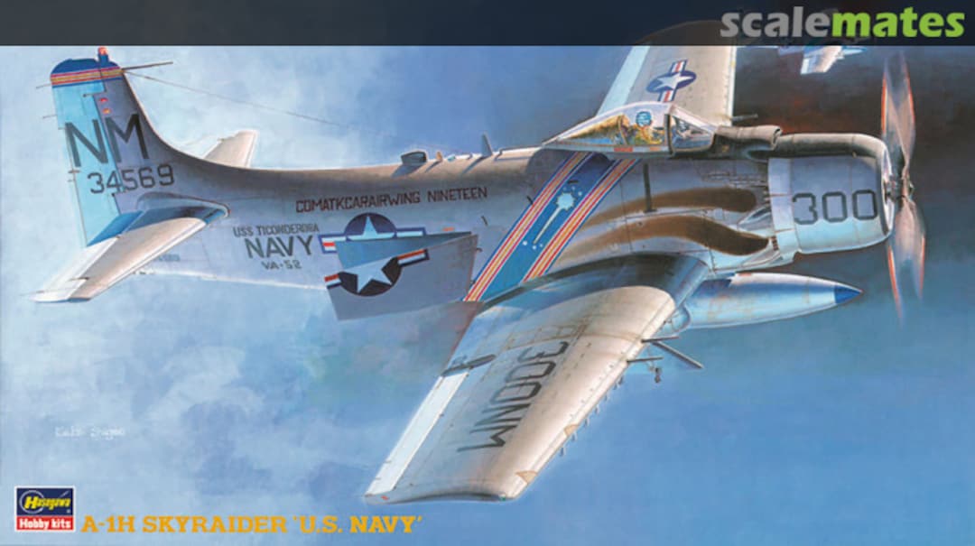 Boxart A-1H Skyraider `U.S.Navy´ 51406 Hasegawa