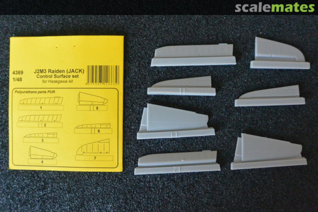 Contents J2M3 Raiden (JACK)- Control Surface Set 4369 CMK