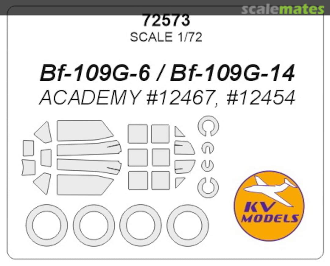 Boxart Bf-109G-6 / Bf-109G-14 72573 KV Models