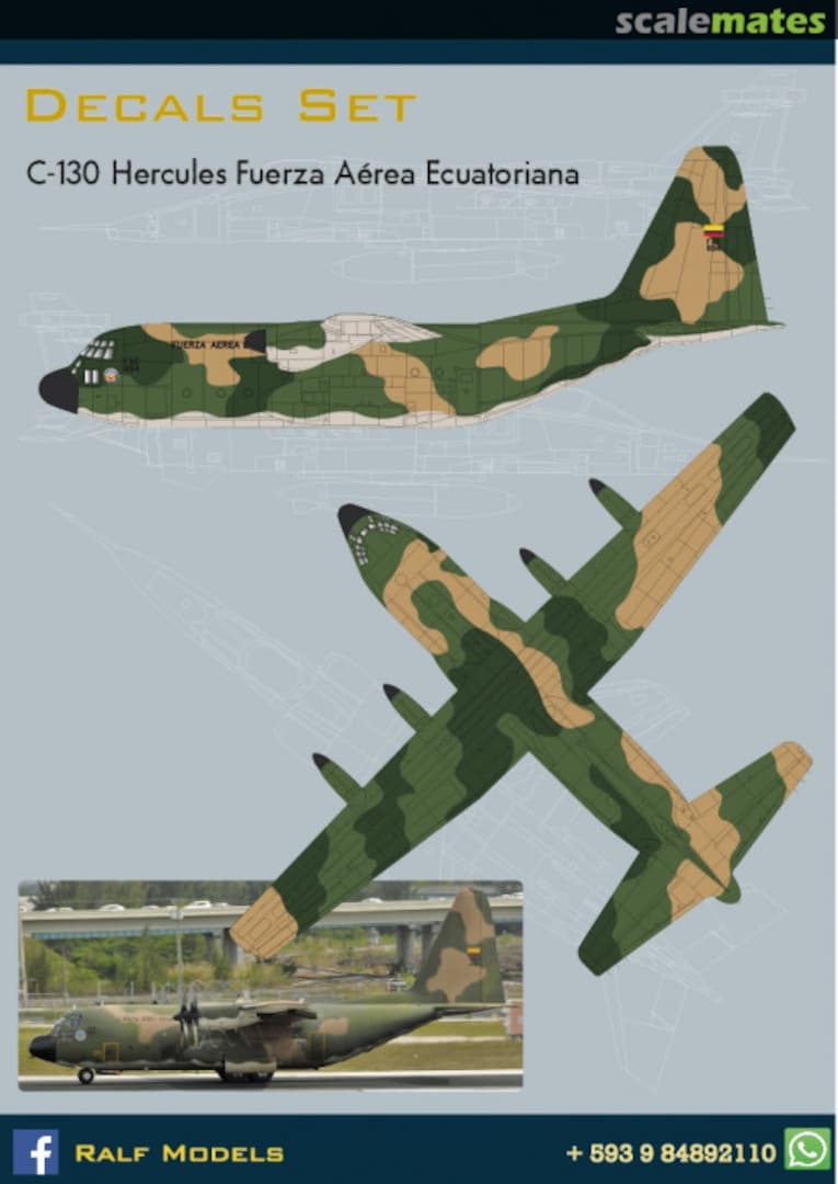 Boxart Lockheed C-130 Hercules RM 021-72 Ralf Models