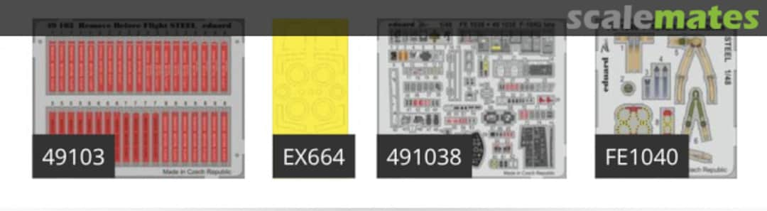 Contents F-104G late BIG49238 Eduard