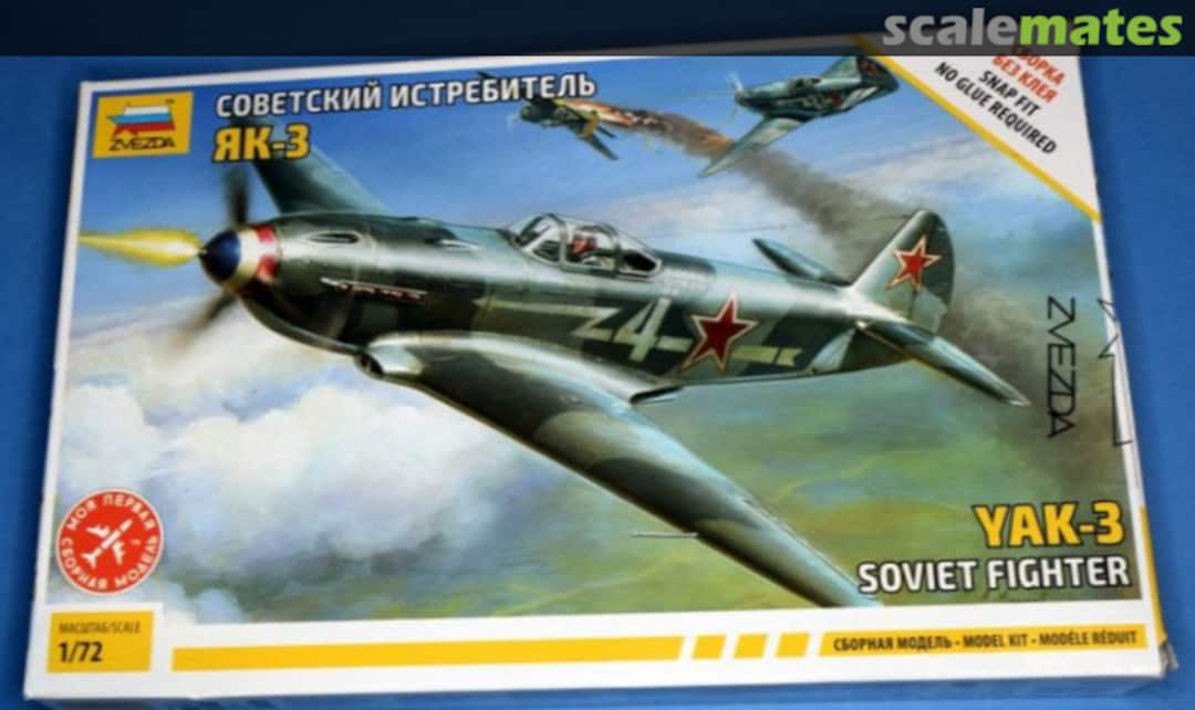 Boxart Yak-3 Soviet Fighter 7301 Zvezda