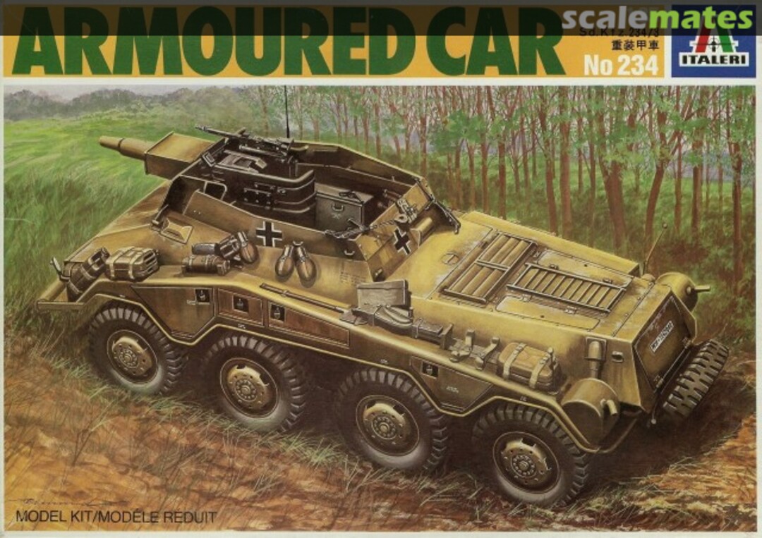 Boxart Sd.Kfz. 234/3 234 Italeri