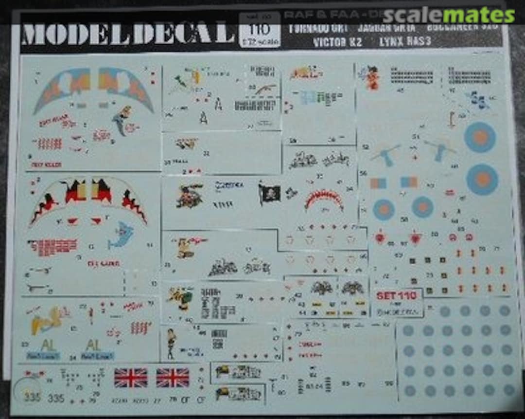 Boxart RAF & FAA - Desert Storm (2) 110 Modeldecal