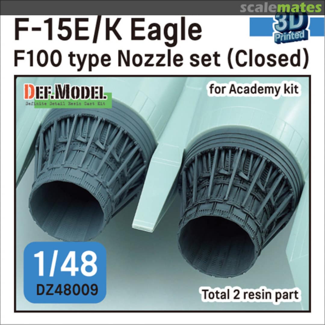 Boxart ​F-15E/K Eagle F100 type Nozzle set (closed) DZ48009 Def.Model