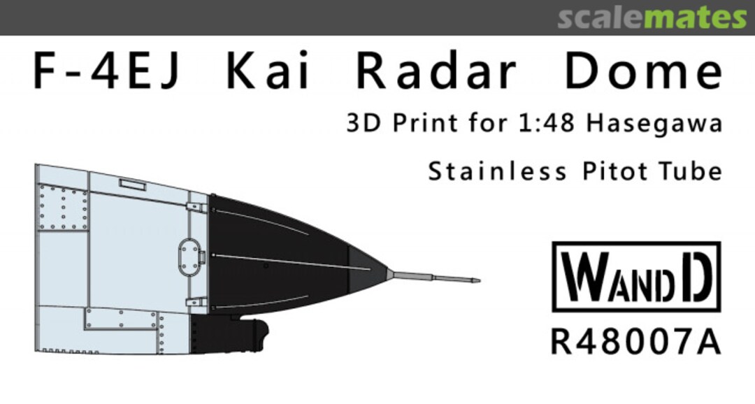 Boxart F-4EJ Kai Radar Dome (intake closed) R48007A WandD Studio