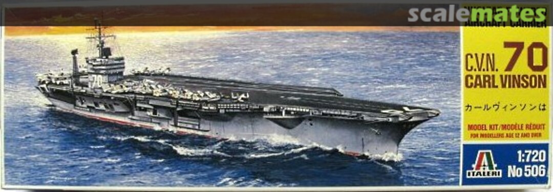 Boxart USS Carl Vinson CVN-70 506 Italeri