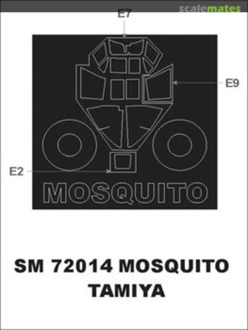 Boxart DH 98 Mosquito SM72014 Montex