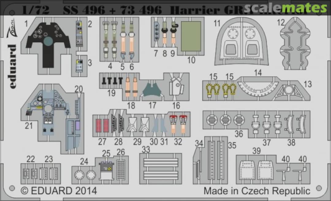 Boxart Harrier GR.1 interior SS496 Eduard