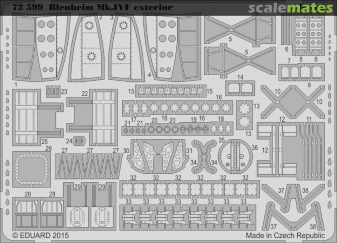 Boxart Blenheim Mk.IVF exterior 72599 Eduard