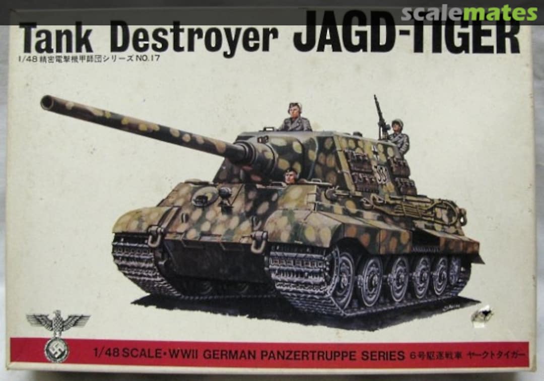 Boxart Tank Destroyer Jagd-Tiger 8259 Bandai