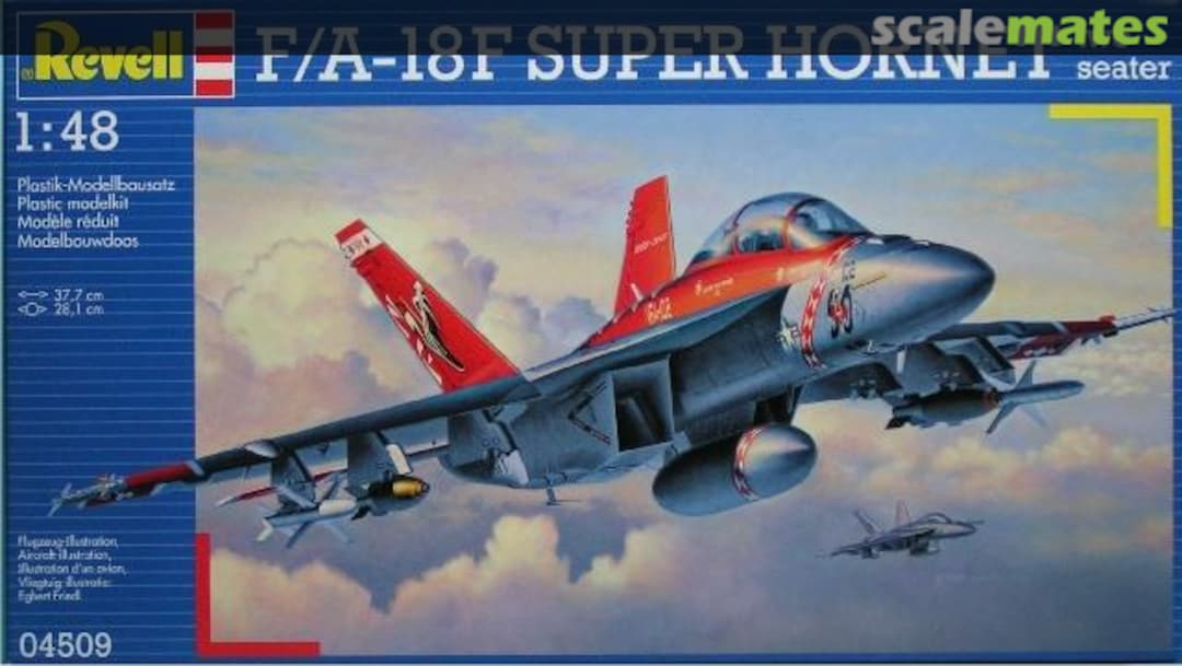 Boxart F/A-18F Super Hornet two seater 04509 Revell