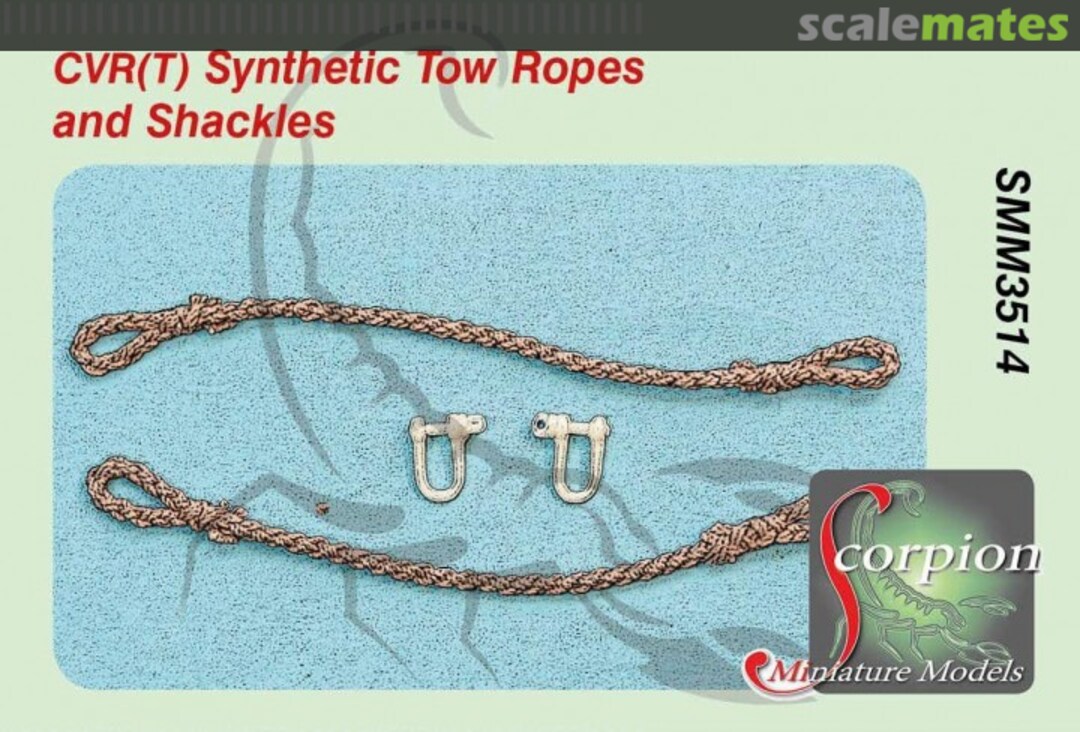 Boxart CVR(T) Synthetic Tow Ropes and Shackles SMM3514 Scorpion Miniature Models