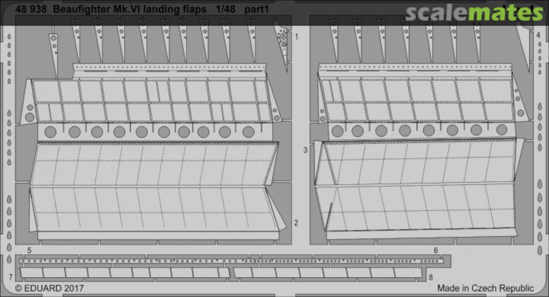 Boxart Bristol Beaufighter Mk.VI landing flaps 48938 Eduard