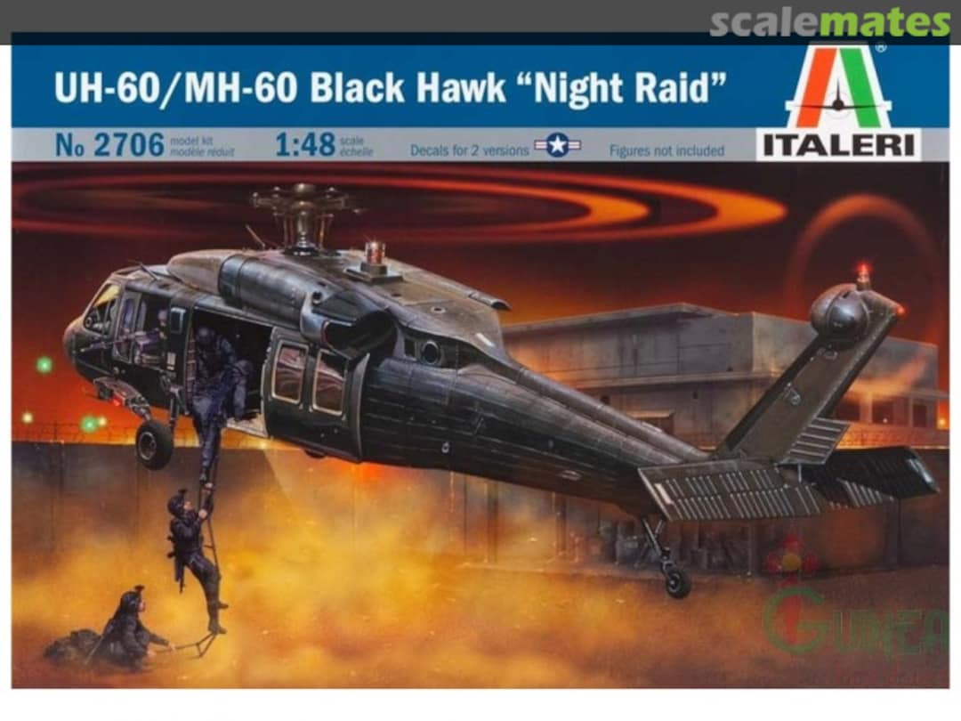 Boxart UH-60/MH-60 Black Hawk "Night Raid" 2706 Italeri