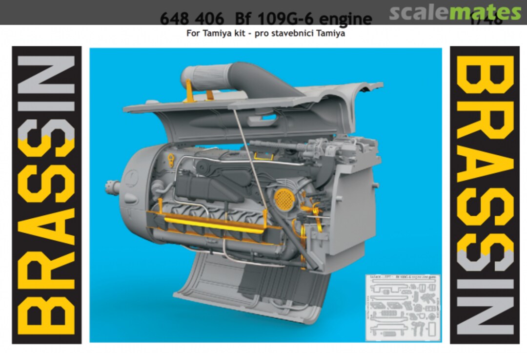 Boxart Bf 109G-6 engine 648406 Eduard