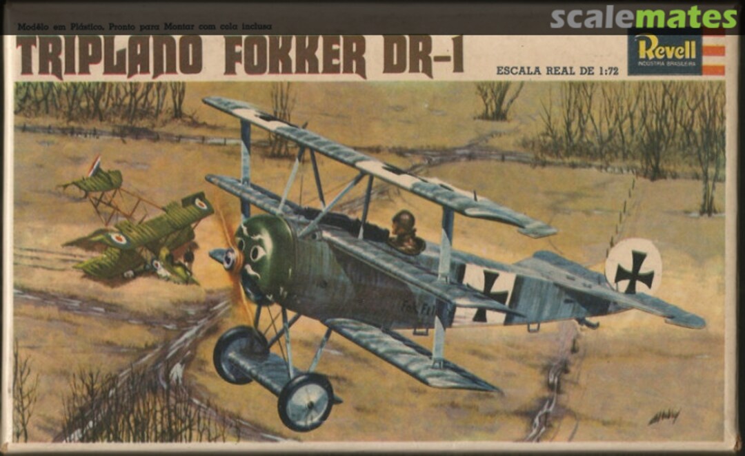 Boxart Triplano Fokker Dr.1 H-652 Revell/Kikoler