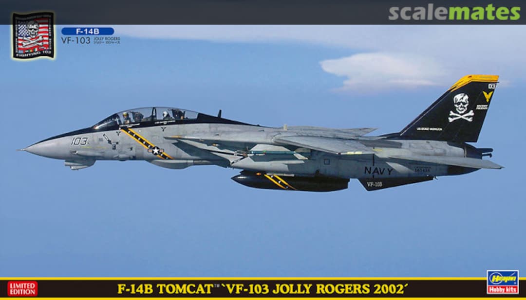 Boxart F-14B Tomcat `VF-103 Jolly Rogers 2002´ 52254 Hasegawa