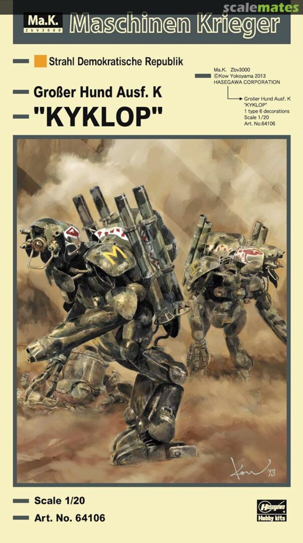 Boxart Kyklop 64106 Hasegawa