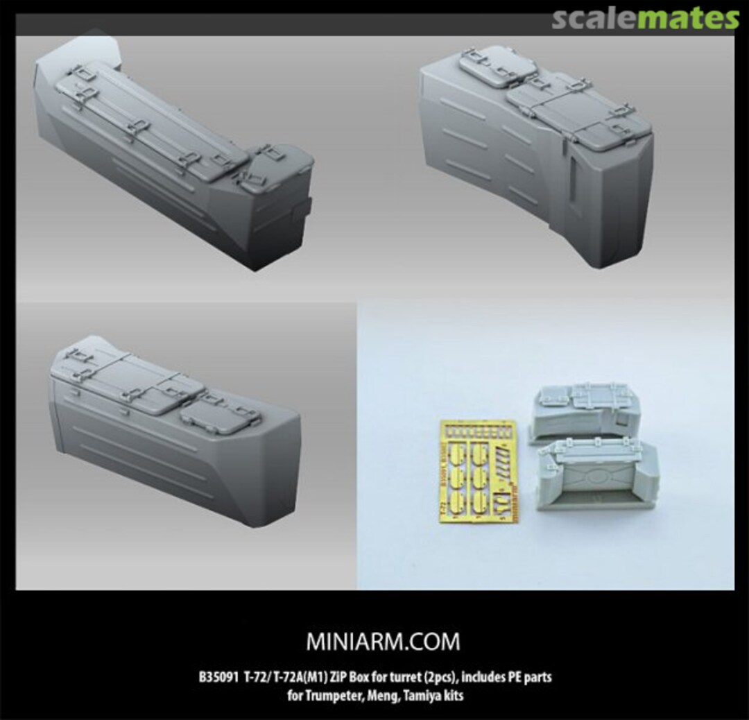 Boxart T-72/T-72A(M1) Zip Box for Turret B35091 Miniarm