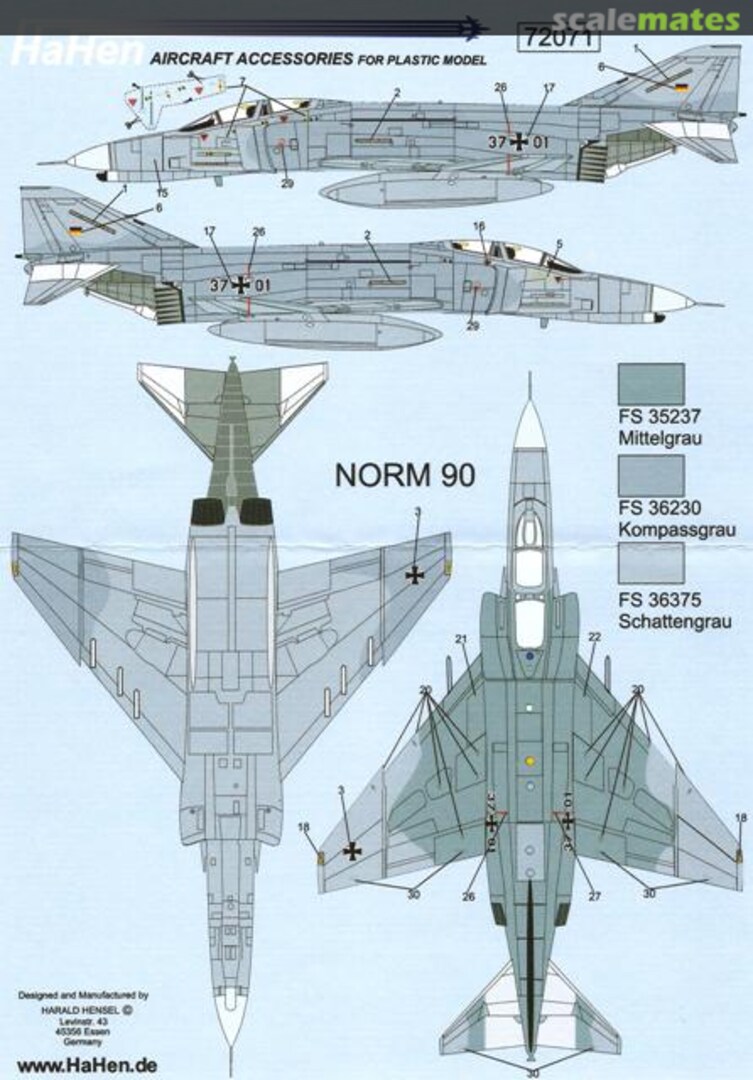 Boxart F-4F Phantom II 72071 HaHen