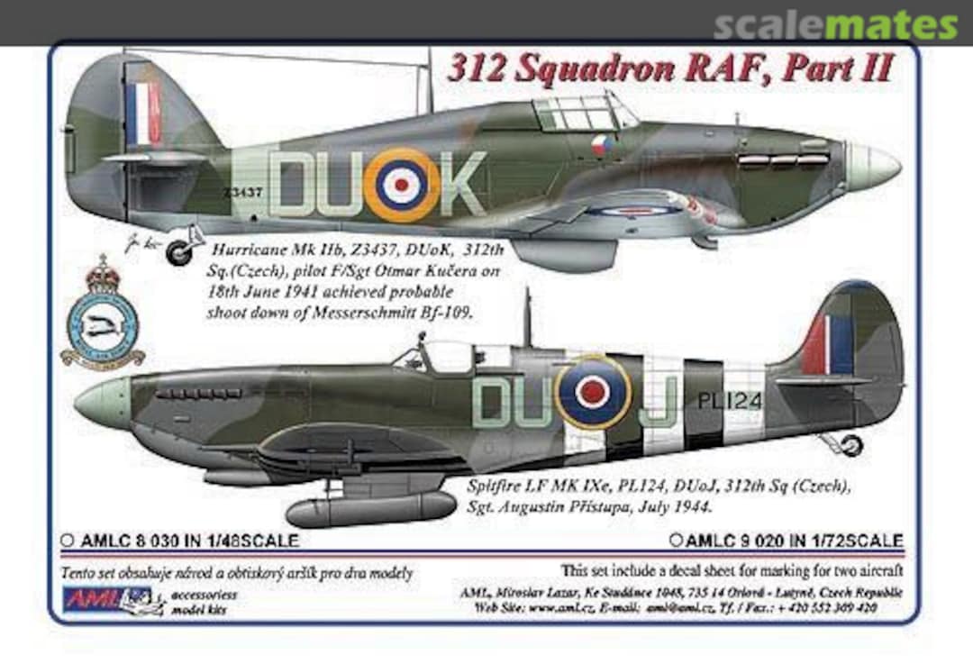 Boxart 312 Squadron RAF, Part II AMLC8030 AML