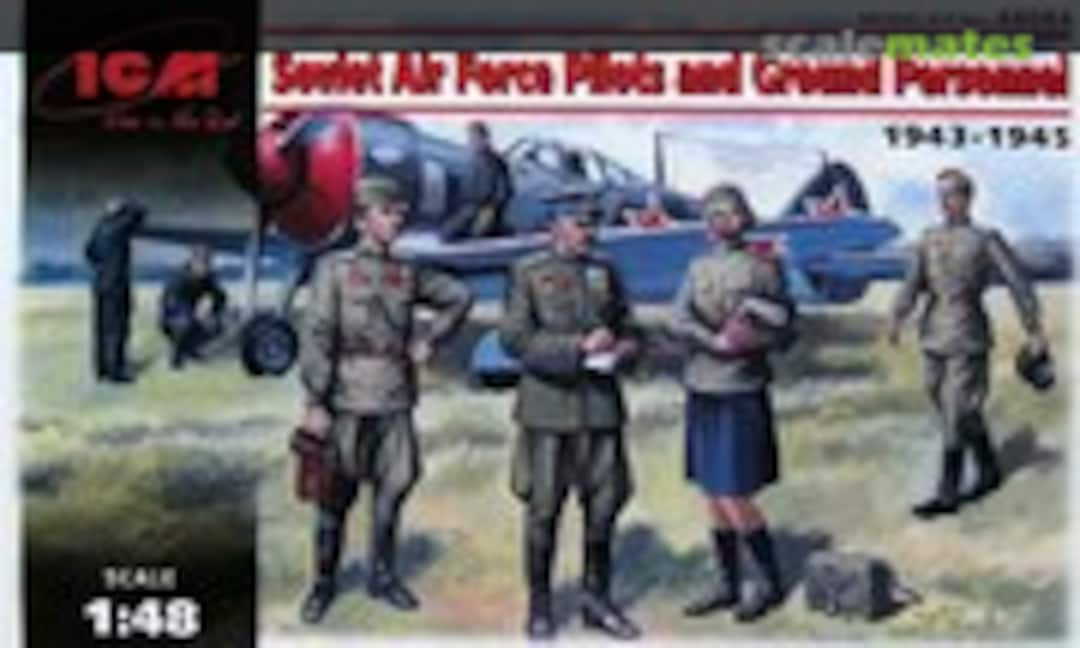 1:48 Soviet Air Force Pilots and Ground Personnel (ICM 48084)