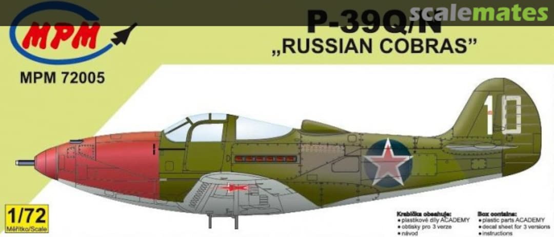 Boxart P-39Q/N "Russian Cobras" MPM72005 MPM Production