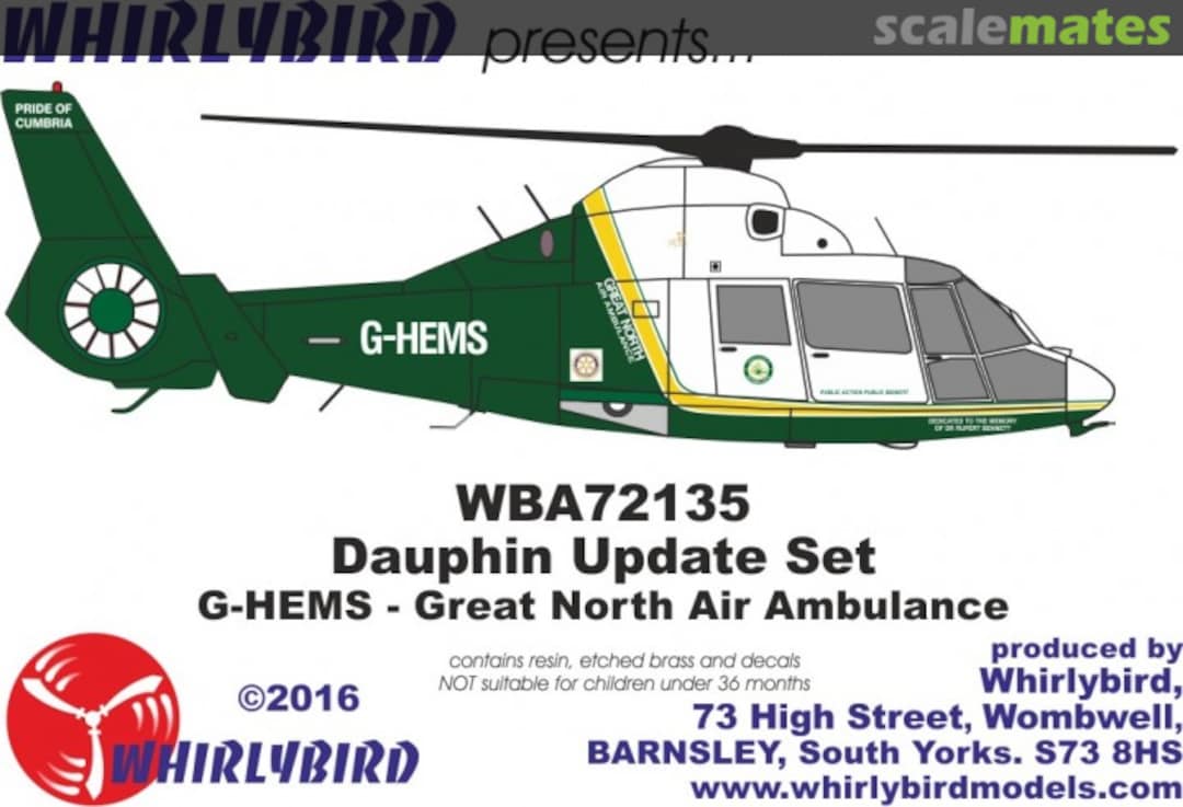 Boxart Dauphin G-HEMS - Great North Air Ambulance WBA72135 Whirlybird