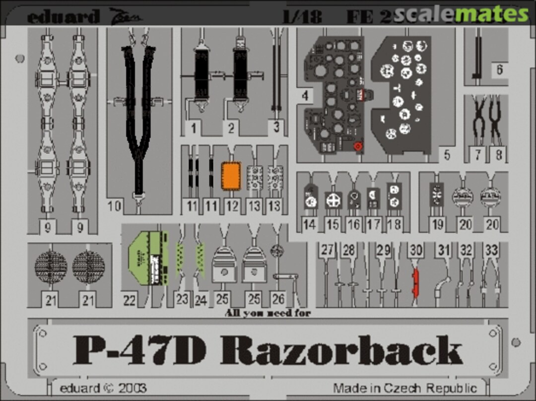 Boxart P-47D-20 FE226 Eduard