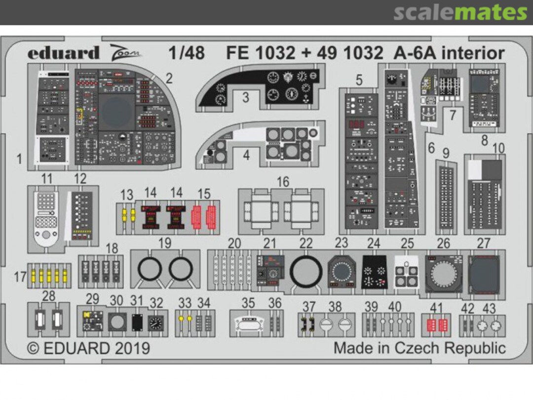 Boxart A-6A - interior 491032 Eduard