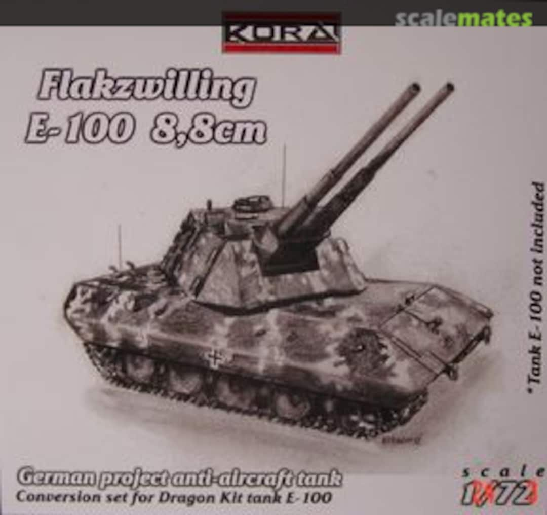 Boxart Flakzwilling E-100 8.8cm AC7213 Kora Models