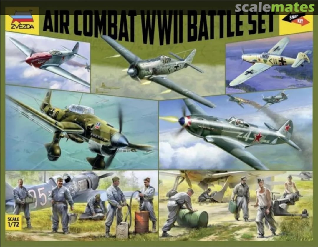 Boxart Air Combat WWII Battle Set 5205 Zvezda