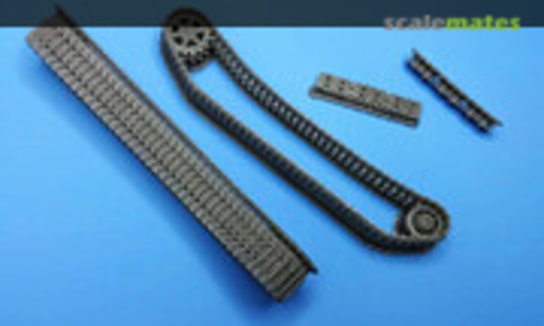 1:72 Panther A/G tracks &amp; Sprockets/Idler with spare tracks (Fat Frog Scale Models DE72014)