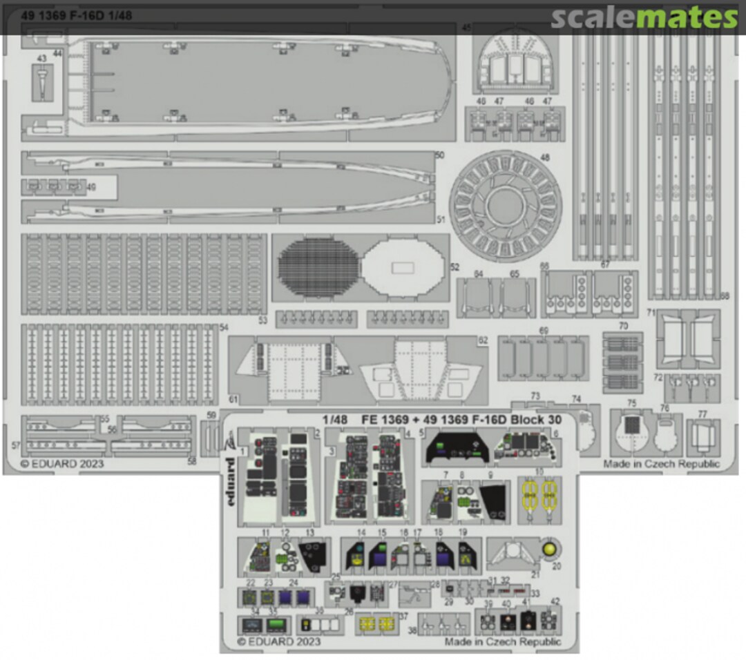 Boxart F-16D Block 30 491369 Eduard