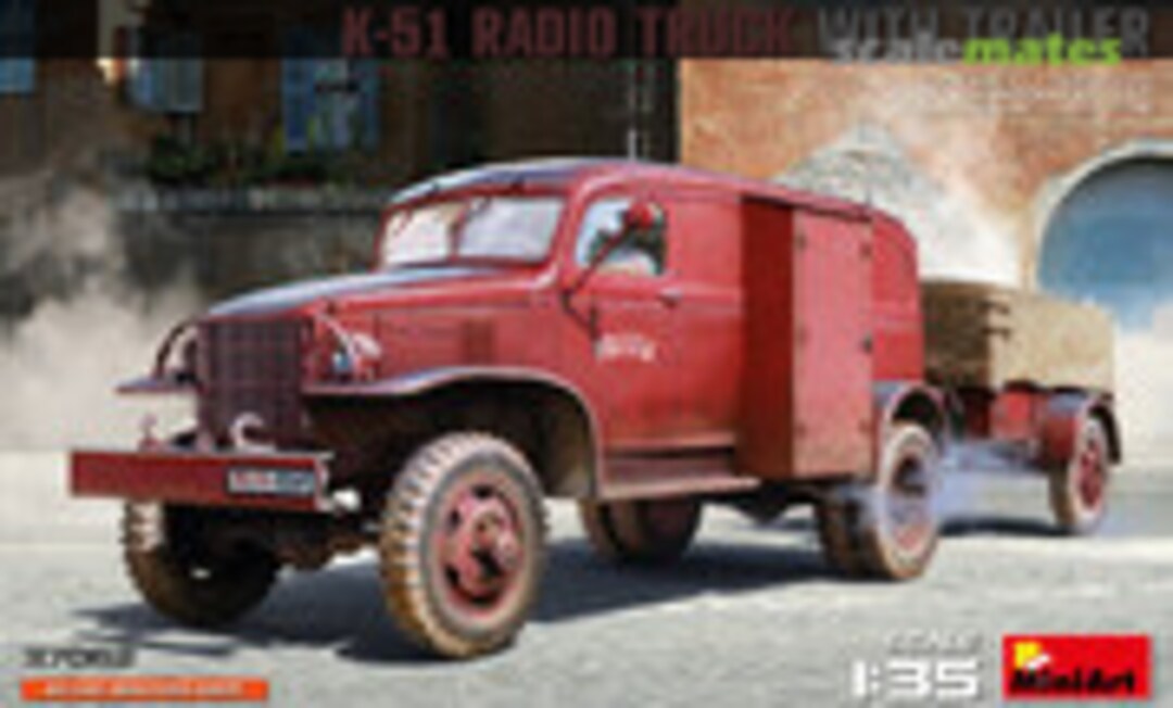 1:35 K-51 RADIO TRUCK WITH TRAILER (MiniArt 37062)