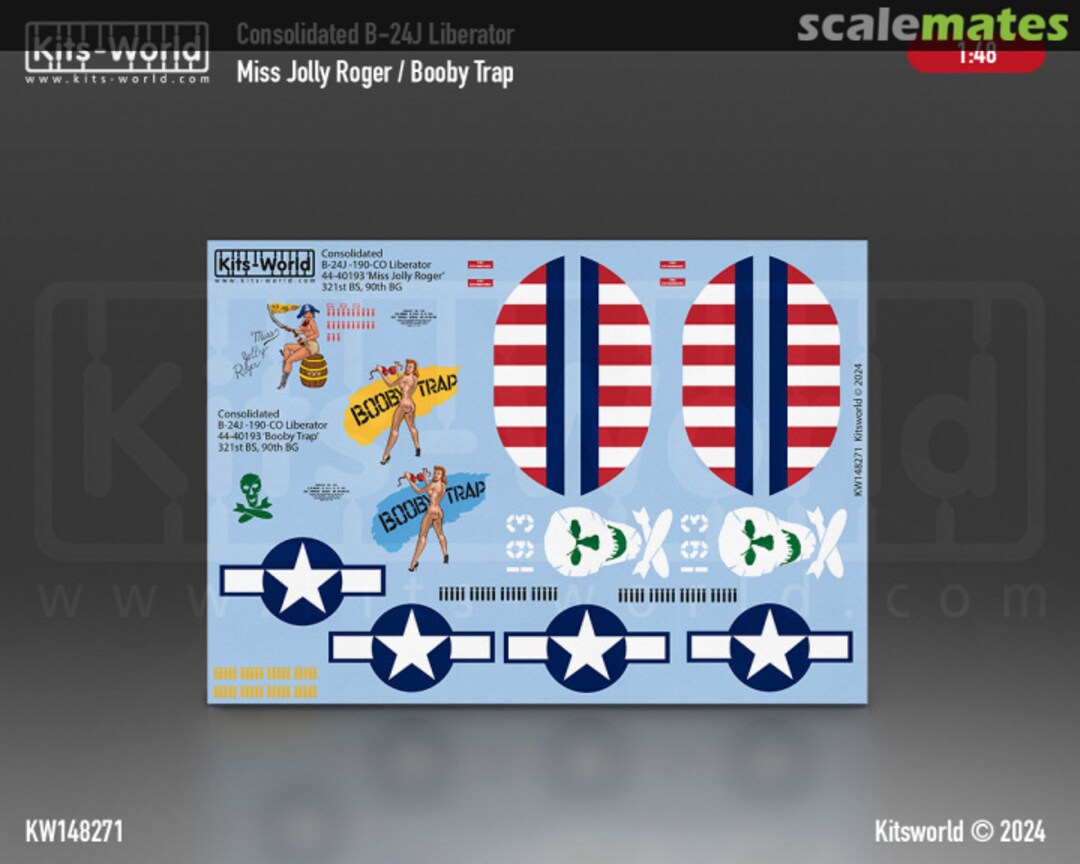 Boxart Consolidated B-24J Liberator KW148271 Kits-World