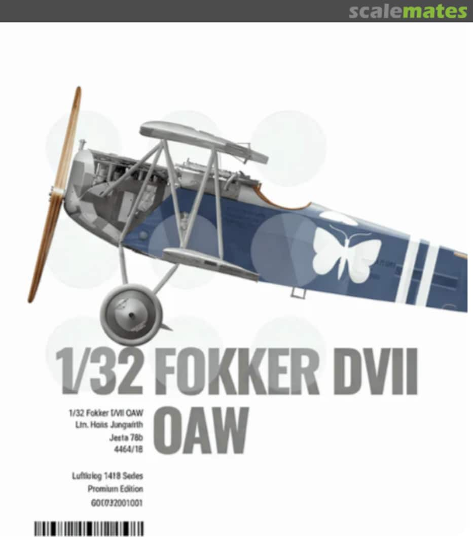 Boxart Fokker D.VII OAW Hans Jungwirth G01032001001 Gothaforce