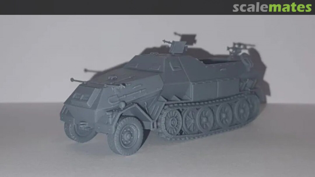 Contents Sd. Kfz 8 DB10 gepanzerter schwerer Zugkraftwagen 18t WW0090 MoBau-Factory