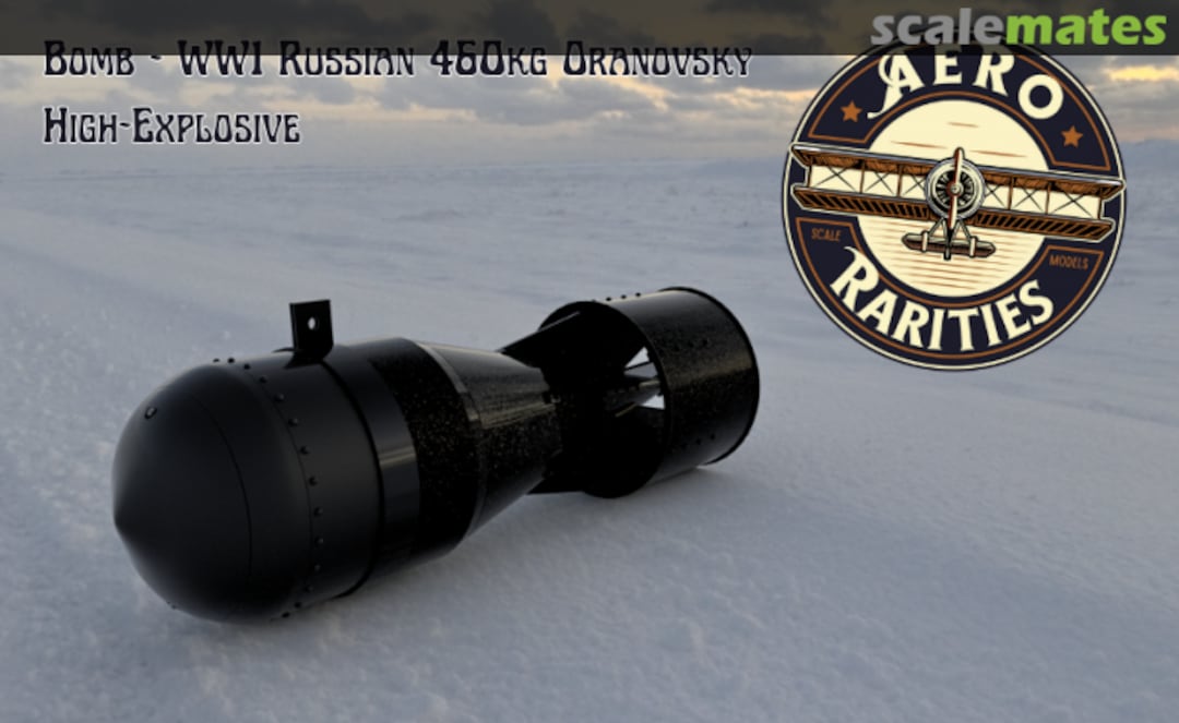 Boxart Russian 460kg Oranovsky High-Explosive Bomb ORU-640k-72 Aero Rarities