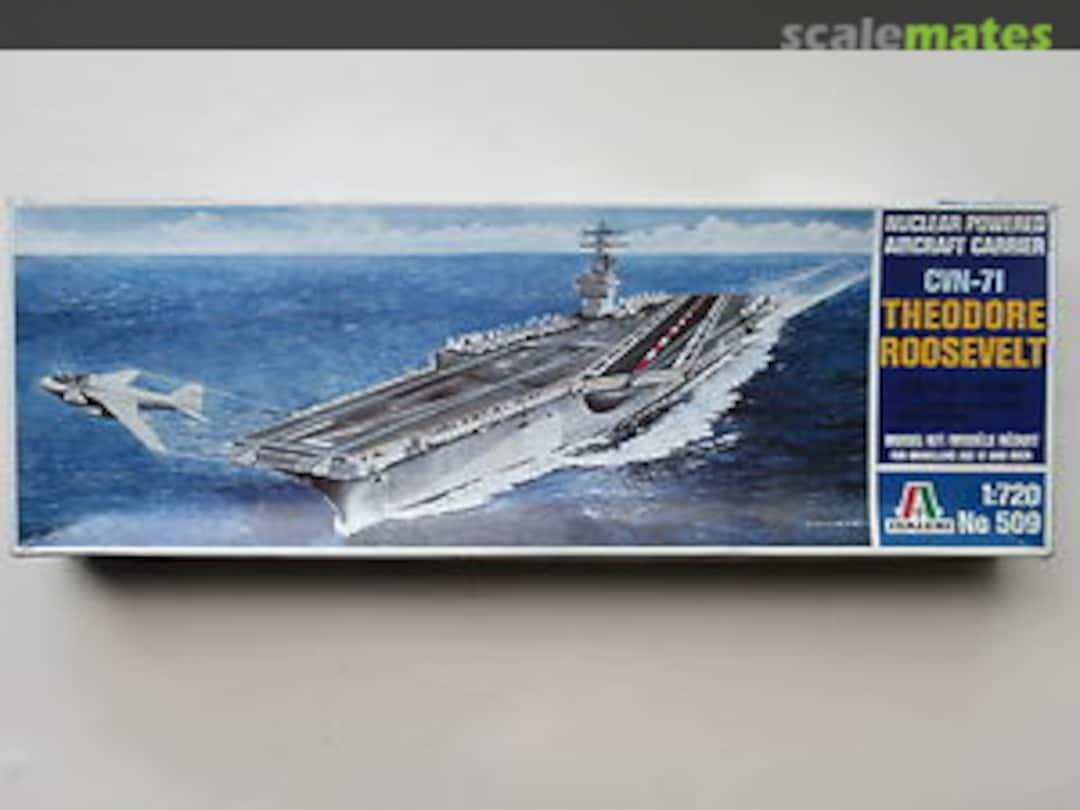 Boxart USS Theodore Roosevelt CVN-71 509 Italeri