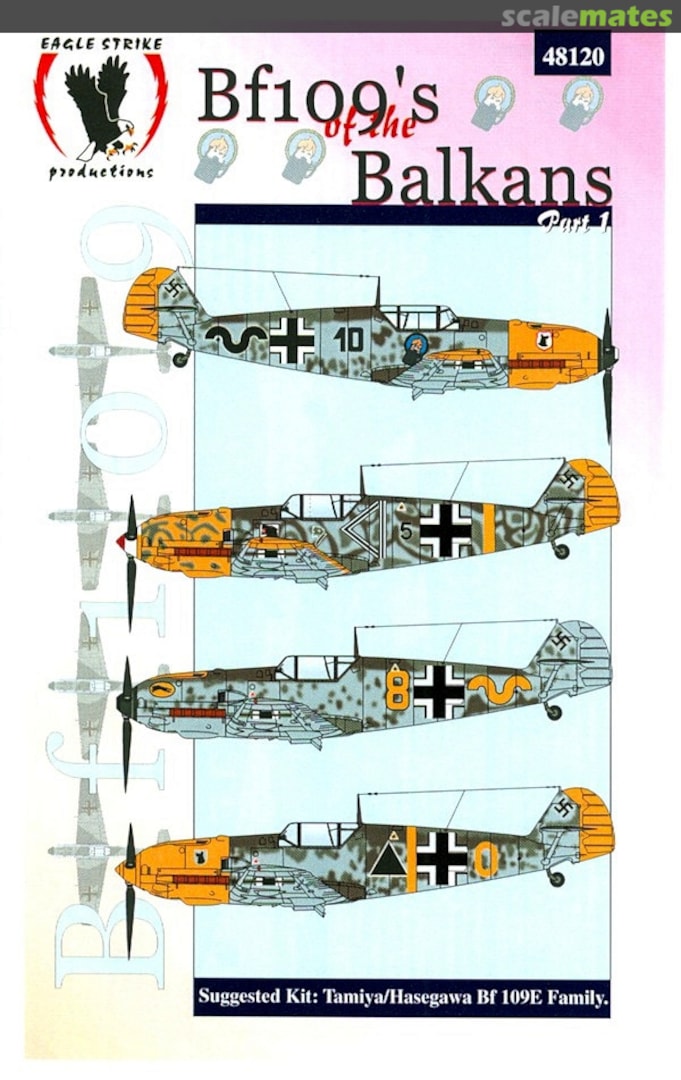 Boxart Bf 109's of the Balkans 48120 Eagle Strike Productions