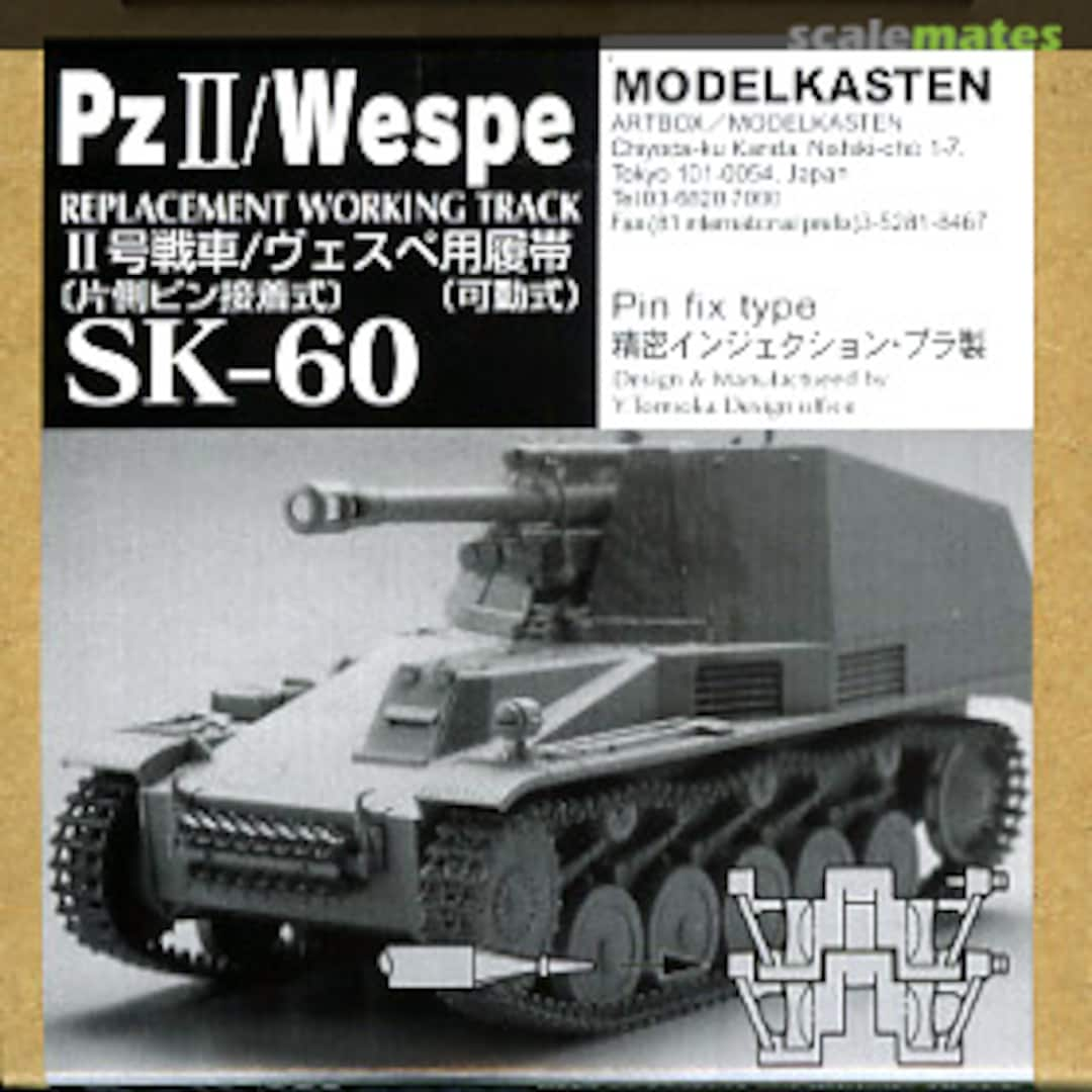 Boxart Panzer II/Wespe Track Set SK-60 Modelkasten