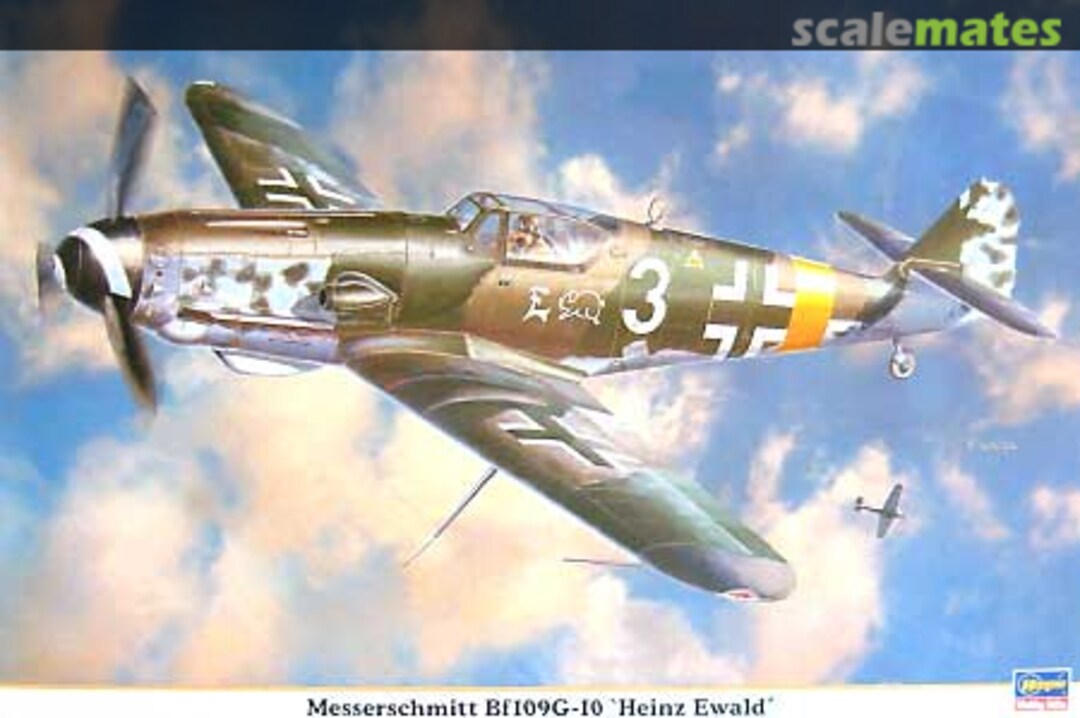 Boxart Messerschmitt Bf109G-10 `Heinz Ewald´ 08157 Hasegawa