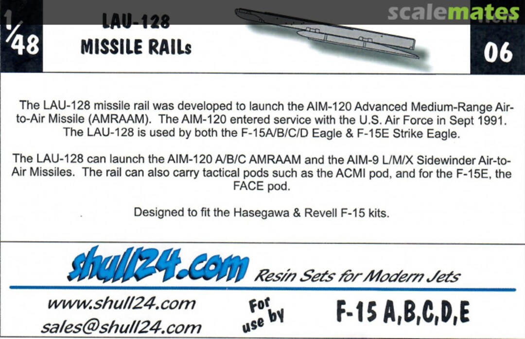 Boxart LAU-128 Missile Rails 06 Shull24