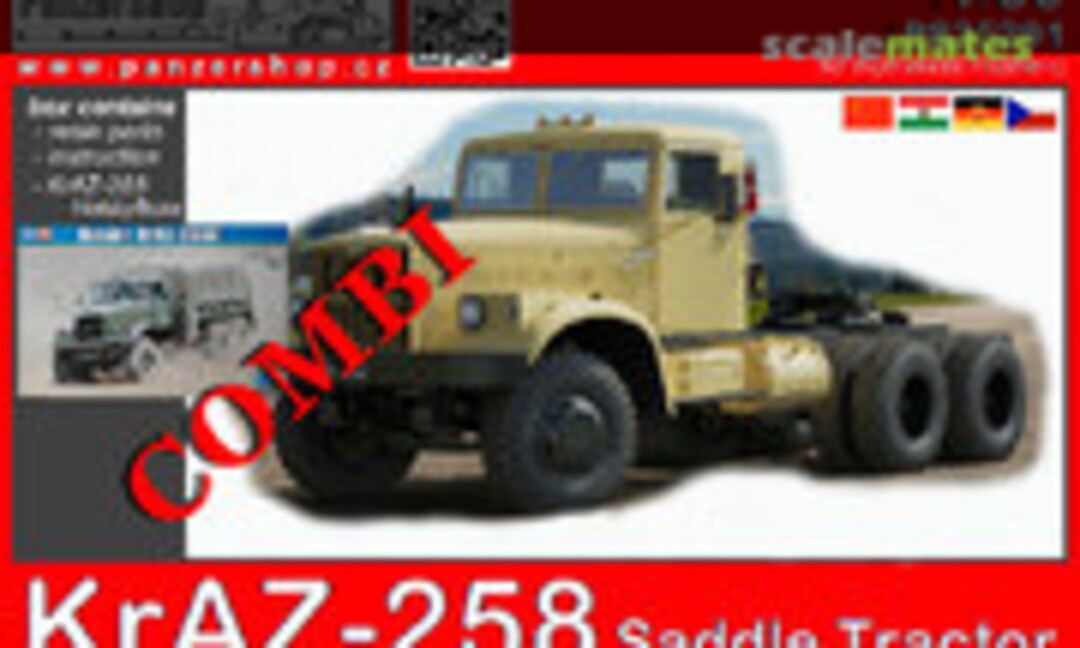 1:35 KrAZ-258 Saddle Tractor conv.set &amp; KrAZ-255 plus Hobbyboss kit (PanzerShop Combi_PS35291)