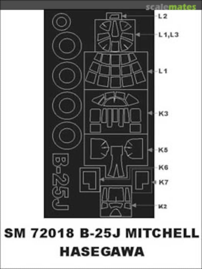 Boxart North American B-25J Mitchell SM72018 Montex