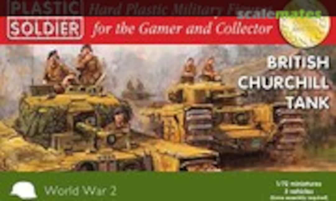 British Churchill Tank (Plastic Soldier WW2V20017)