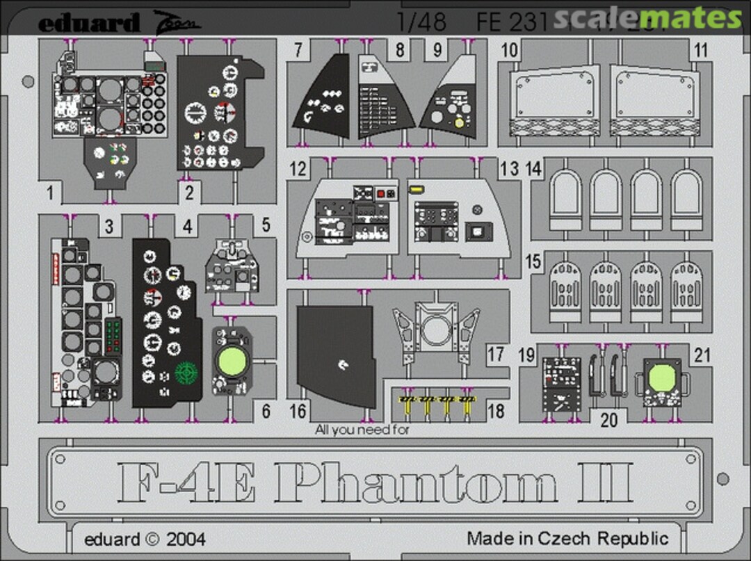 Boxart F-4E FE231 Eduard
