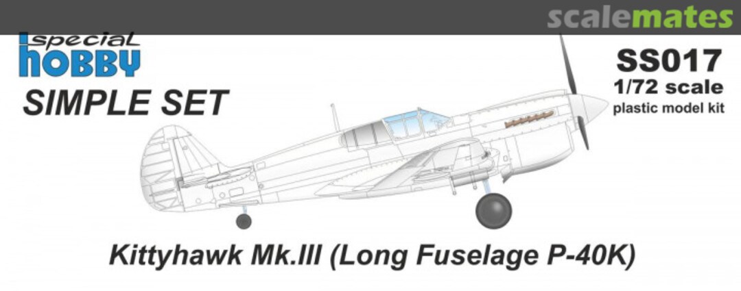 Boxart Kittyhawk Mk.III (Long Fuselage P-40K) SS017 Special Hobby